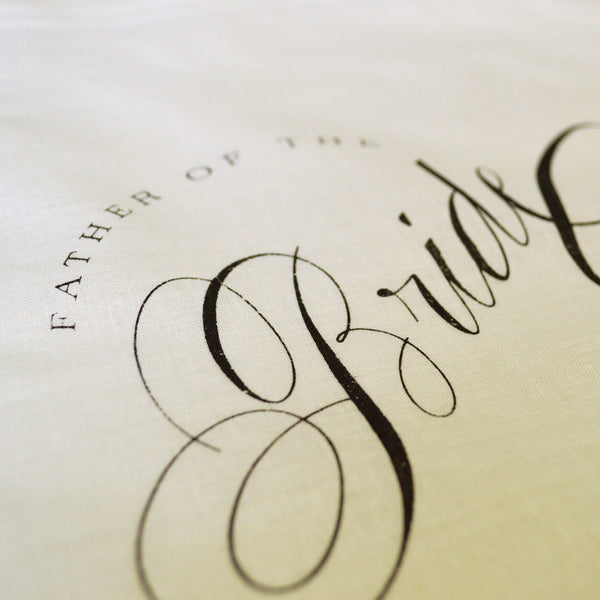 Father of the Bride Handkerchief