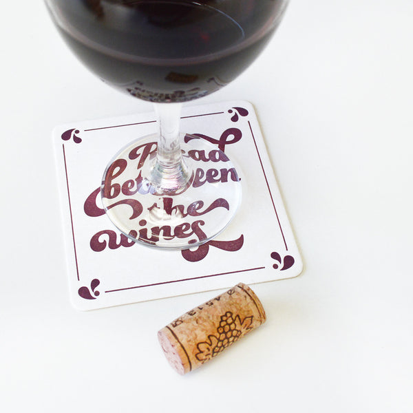 Letterpress Cocktail Coasters