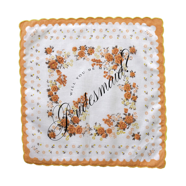 Will You Be My Bridesmaid Handkerchief