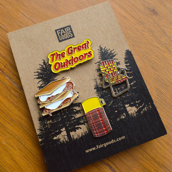 The Great Outdoors Pin Set