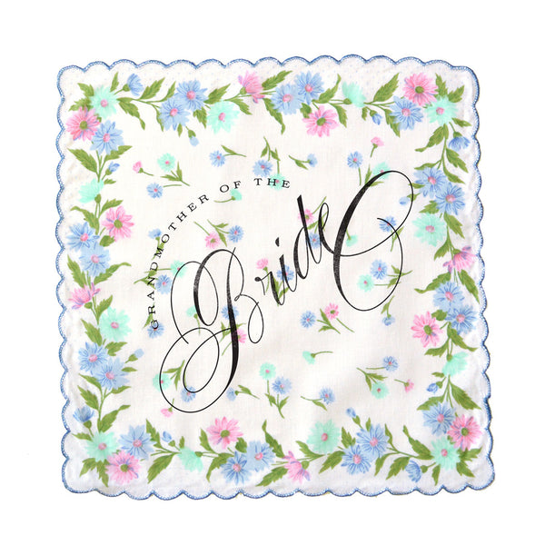 Grandmother of the Bride Handkerchief