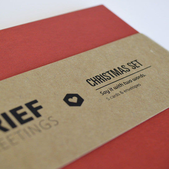 Brief Greetings: Christmas set