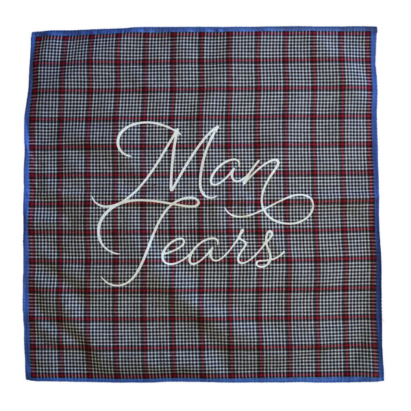 Man Tears Mandkerchief