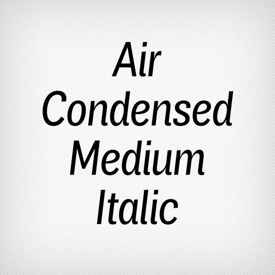 Air Condensed