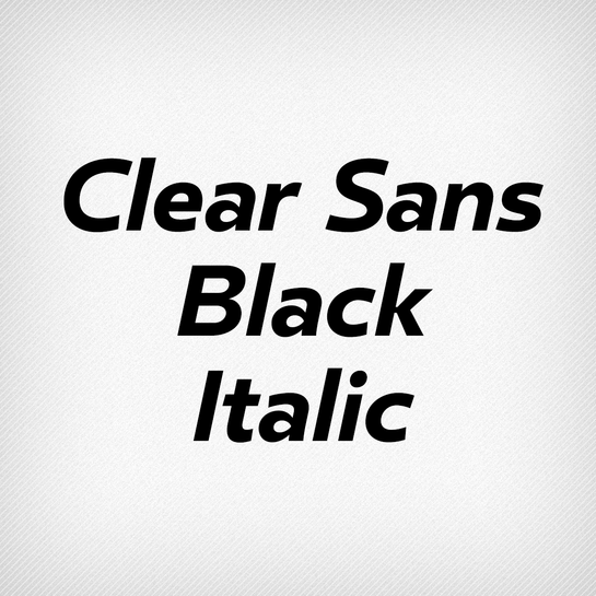 Clear Sans