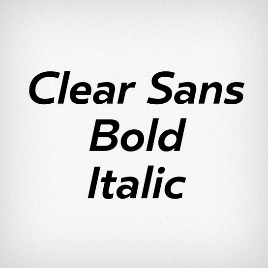 Clear Sans