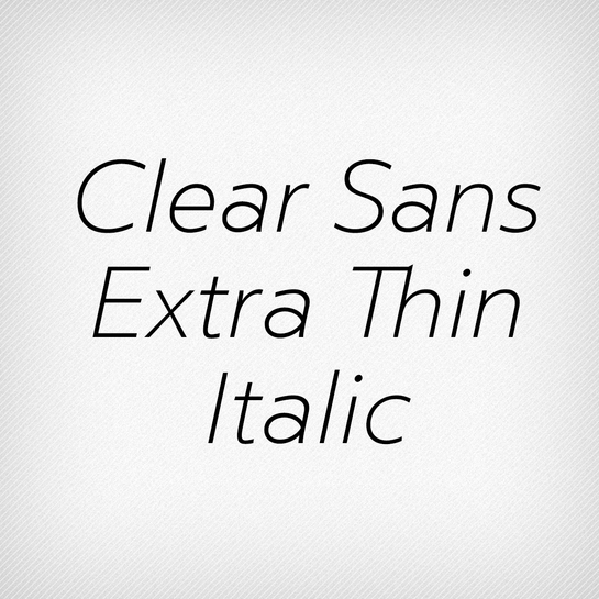 Clear Sans