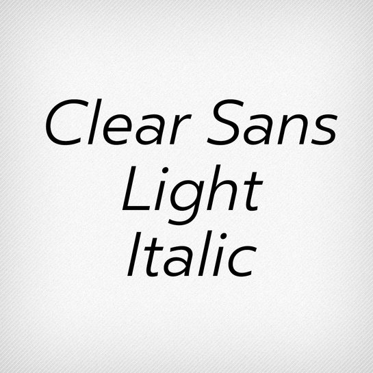 Clear Sans
