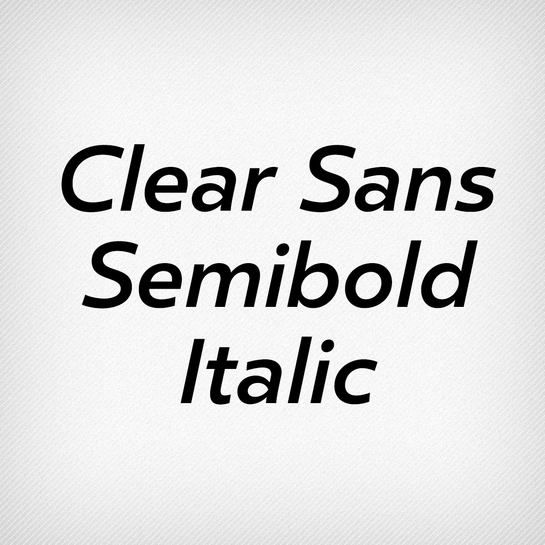 Clear Sans