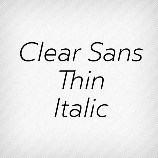 Clear Sans