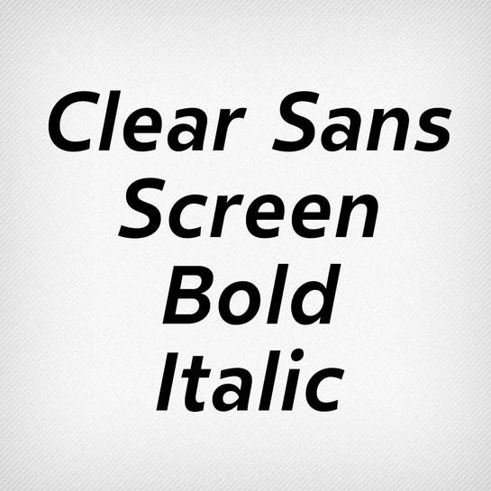 Clear Sans Screen