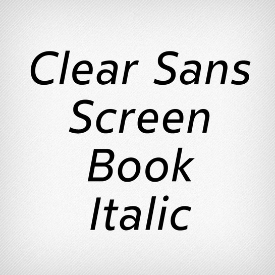 Clear Sans Screen
