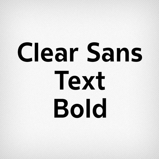 Clear Sans Text