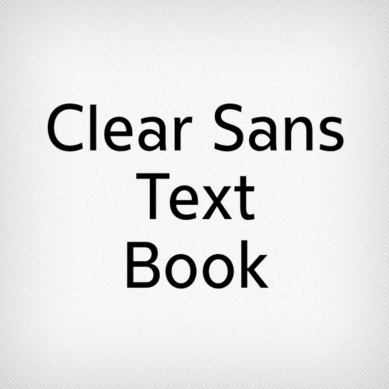 Clear Sans Text