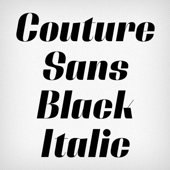 Couture Sans