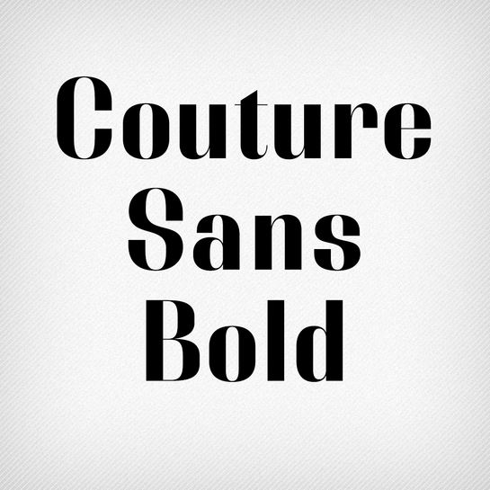 Couture Sans