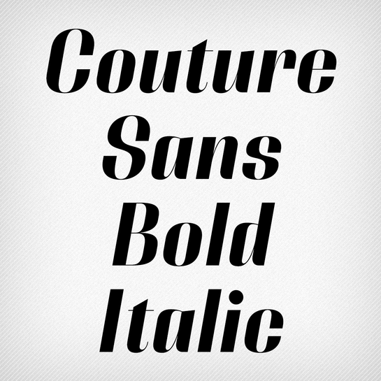 Couture Sans