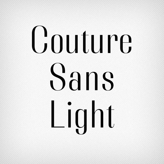 Couture Sans