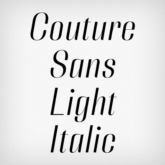 Couture Sans