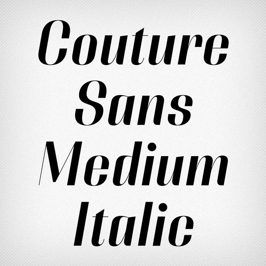 Couture Sans
