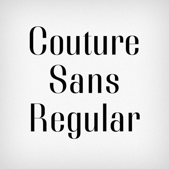 Couture Sans