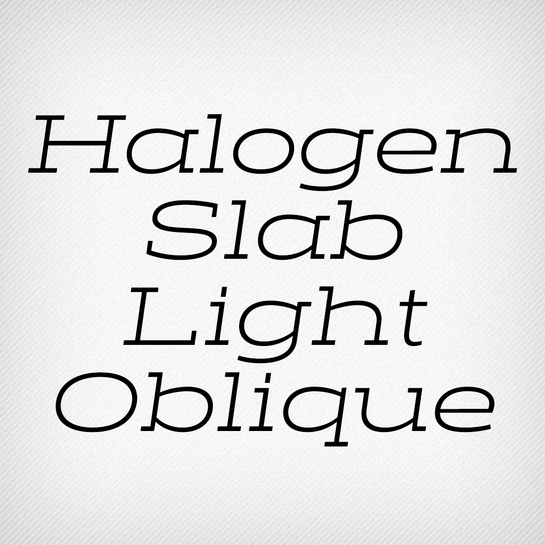 Halogen Slab