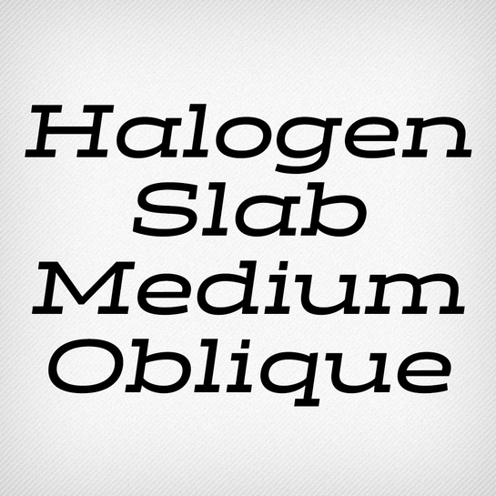 Halogen Slab
