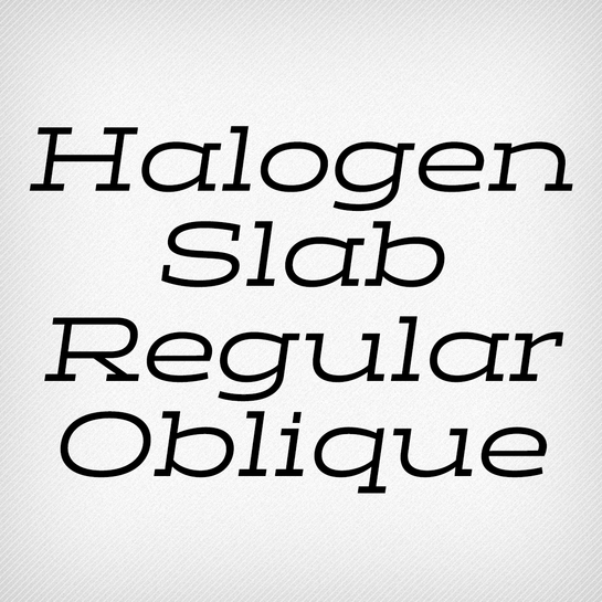 Halogen Slab