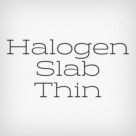 Halogen Slab