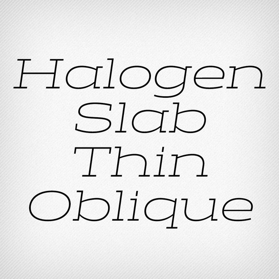 Halogen Slab