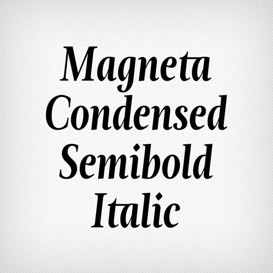 Magneta Condensed