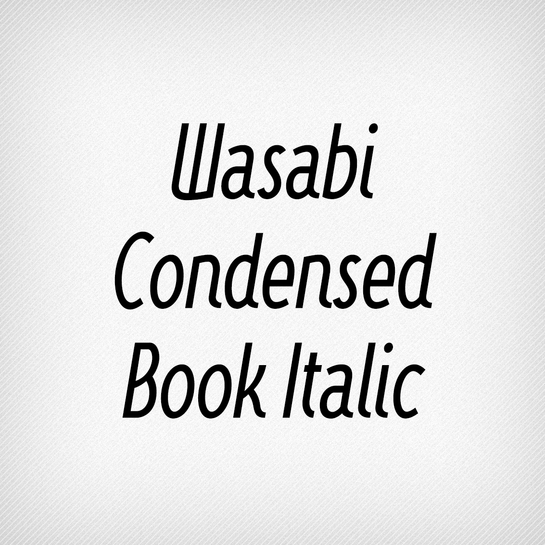 Wasabi Condensed