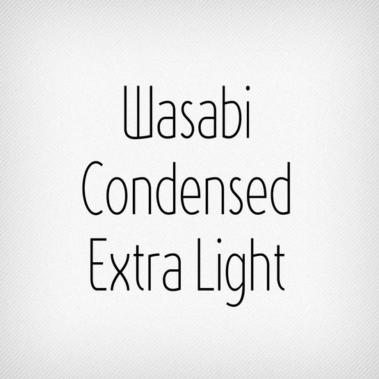 Wasabi Condensed