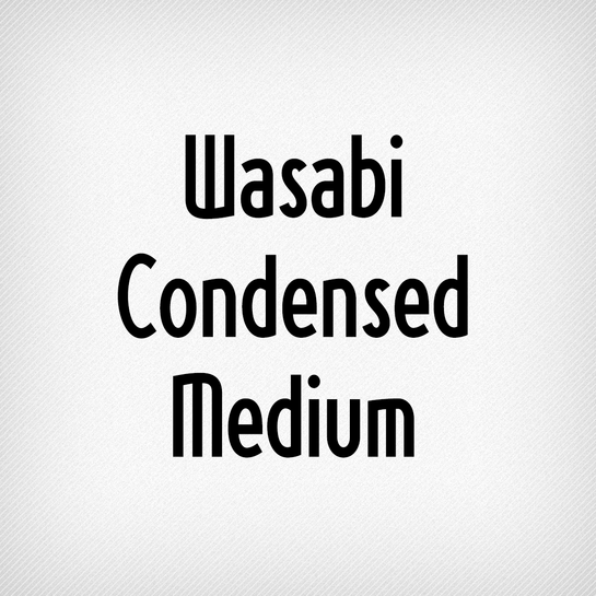 Wasabi Condensed