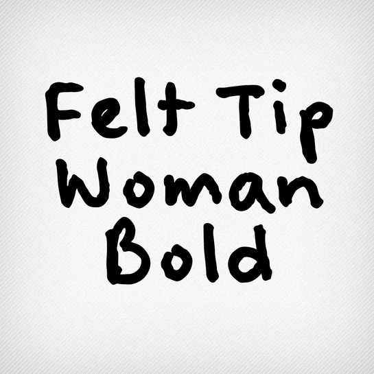 Felt Tip Woman
