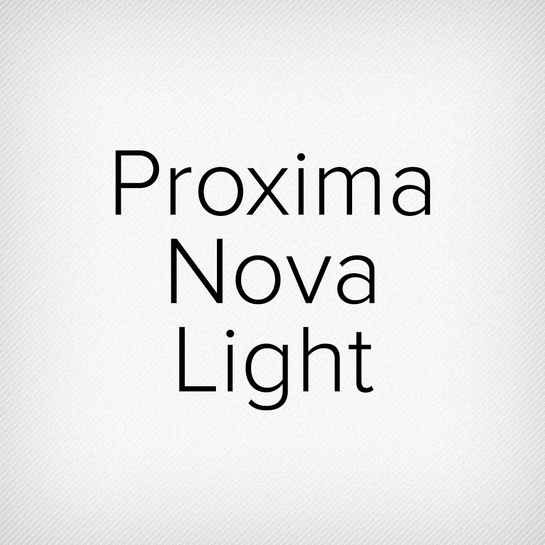 Proxima Nova
