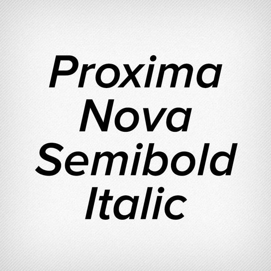 Proxima Nova