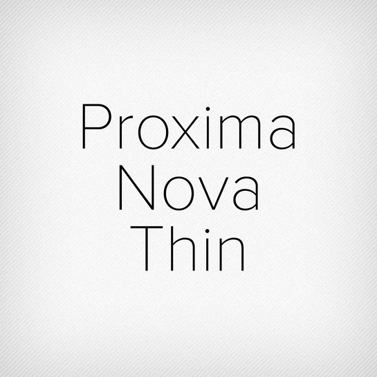 Proxima Nova