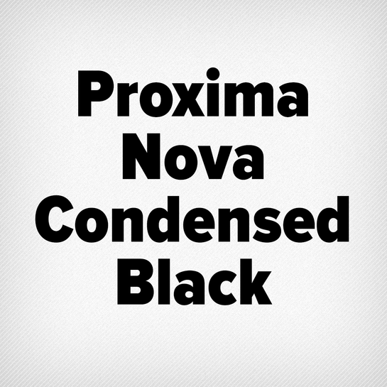 Proxima Nova Condensed