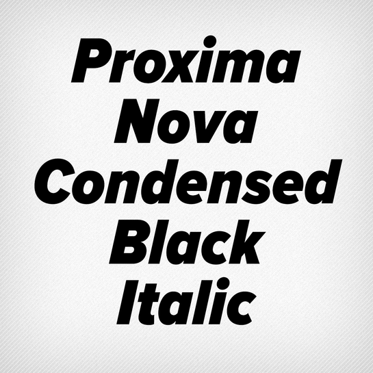 Proxima Nova Condensed