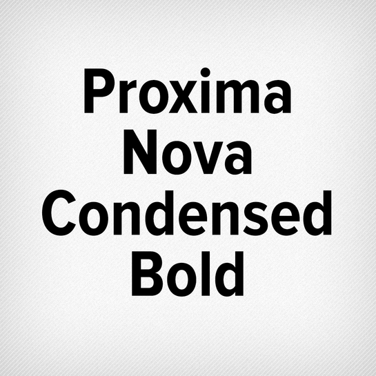 Proxima Nova Condensed