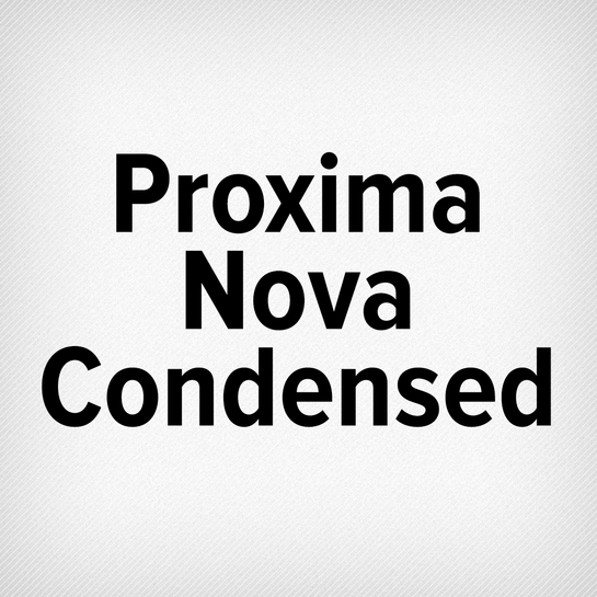 Proxima Nova Condensed