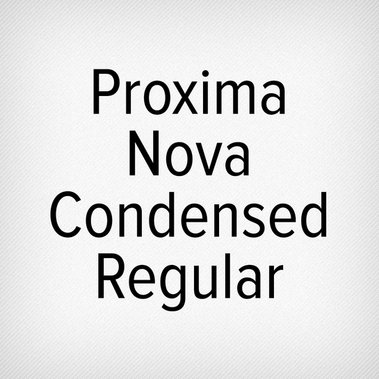 Proxima Nova Condensed