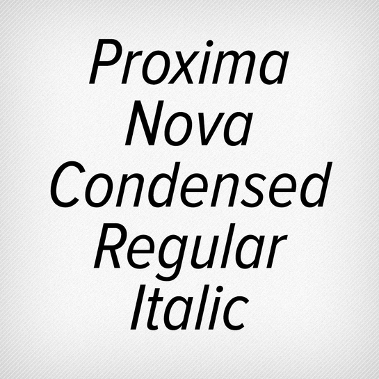 Proxima Nova Condensed