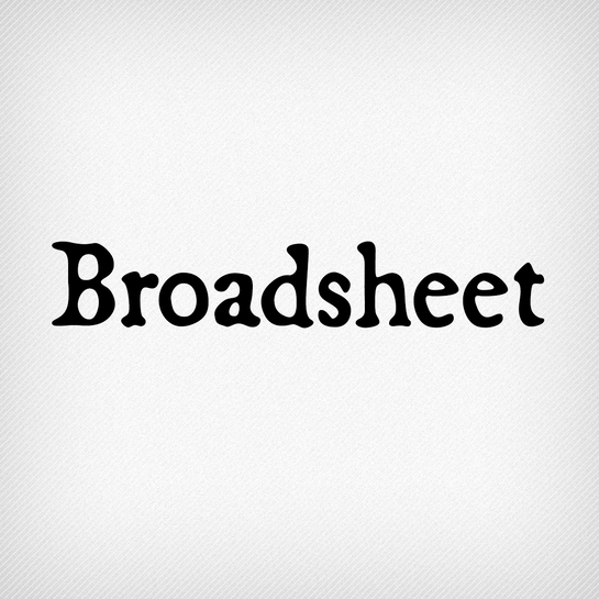 Broadsheet