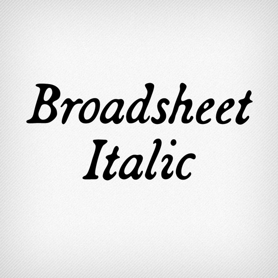 Broadsheet